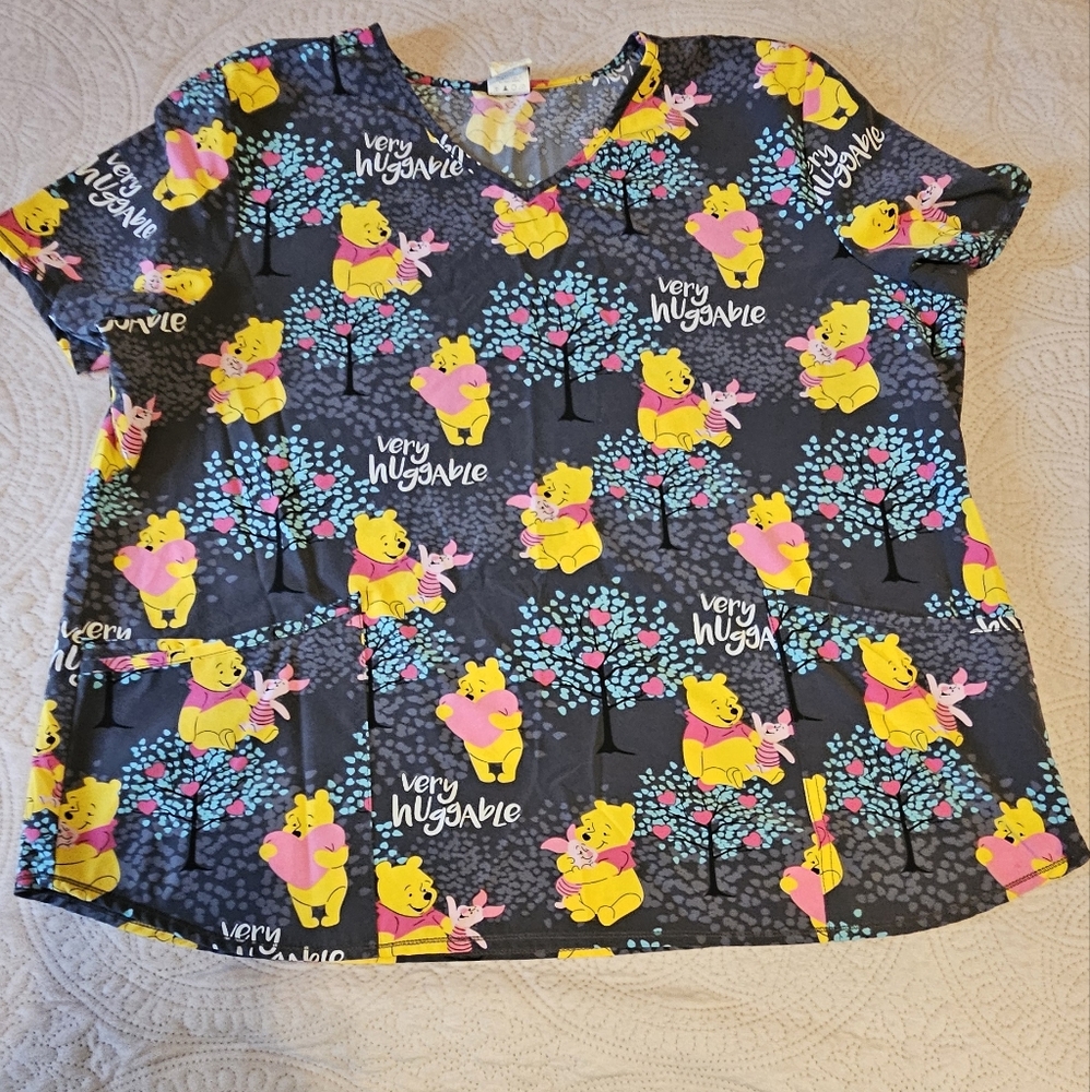 Disney's Winnie the Pooh Scrub Top